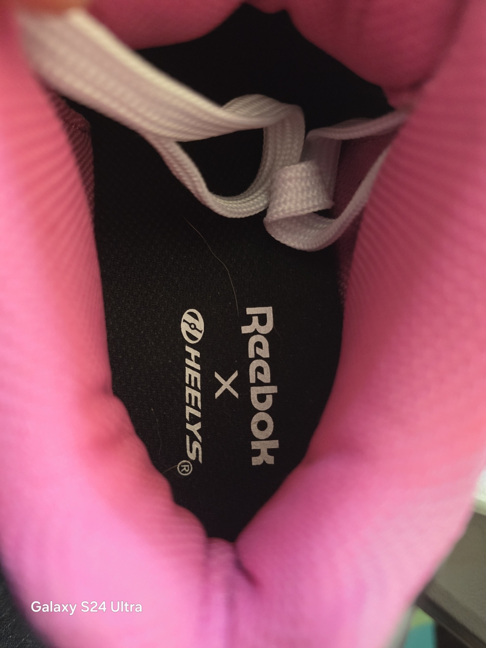 Reebok Kids Black, Hot Pink & Silver High-Top Sneakers with Leopard Print - Picture 6 of 7